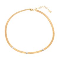 Halskette Marcello Pane Dame Cashmere in Silber Zirconia CLLC 009